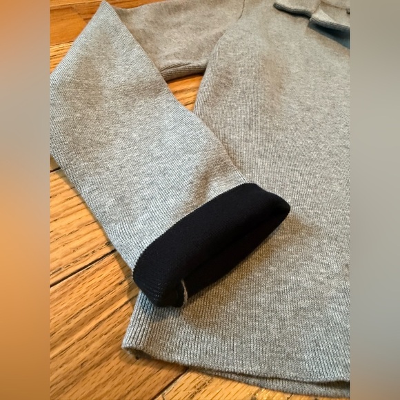 Lila P Long Sleeve One Button Gray/Black Cardigan Sweater Women’s Size M - Picture 6 of 16